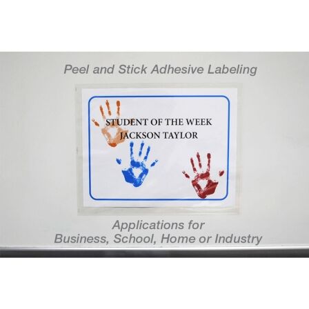 Clear Adhesive Pockets 8.5" x 11"<br>- Box of 50 Clear Adhesive Pockets 8.5" x 11"<br>- Box of 50 - Image 6