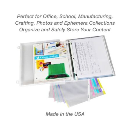 Sheet Protectors Pastel Color-Coded Edges - Pack of 100 Sheet Protectors Pastel Color-Coded Edges - Pack of 100 - Image 6