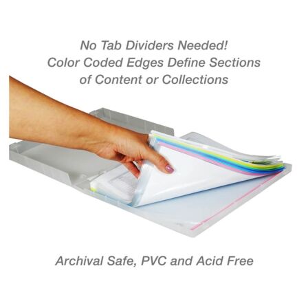 Sheet Protectors Pastel Color-Coded Edges - Pack of 100 Sheet Protectors Pastel Color-Coded Edges - Pack of 100 - Image 7