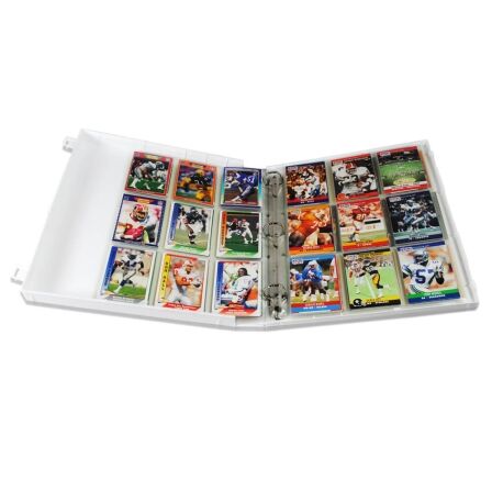 XL Capacity Football Card Storage Kit - Includes 20 Card Pages and Metal Binder Rings XL Capacity Football Card Storage Kit - Includes 20 Card Pages and Metal Binder Rings - Image 27