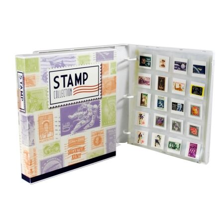 Stamp Collecting Binder Kit<br>Full Size Binder stamp collection album