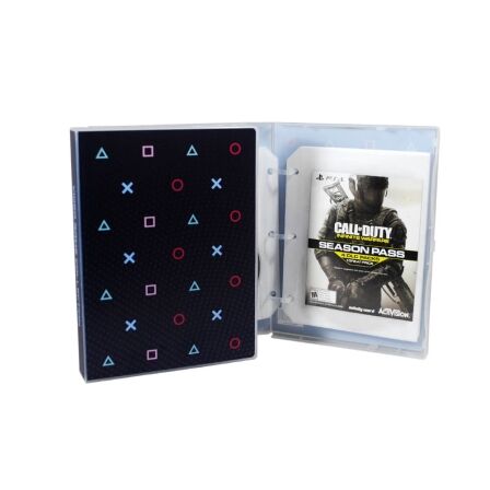 Playstation Video Game Case - Stores 10 Discs and Graphic Books - Mini Binder ps4 game case holder