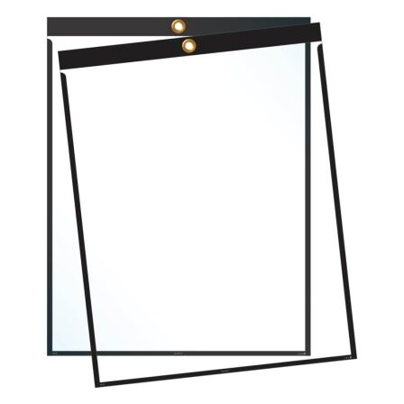 Work Order Sleeves - 9 x 12 Clear - Pack of 30 Job Ticket Holders - 9 x 12 Clear