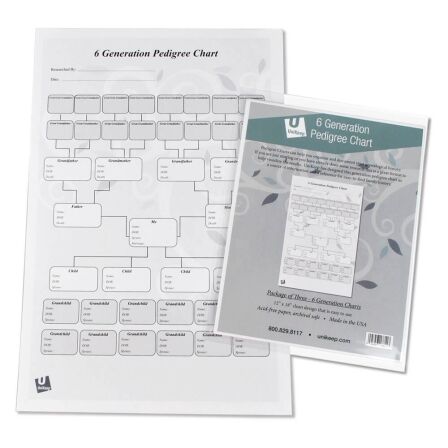 6 Generation Pedigree Chart 6 Generation Pedigree Chart - Image 3