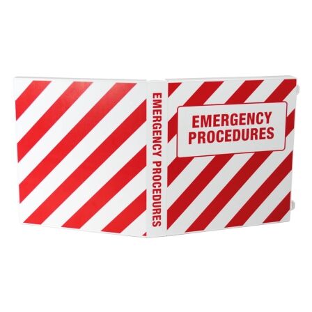 Emergency Procedures Binder with Metal Rings, Made in the USA. Emergency Procedures Binder with Metal Rings, Made in the USA. - Image 3
