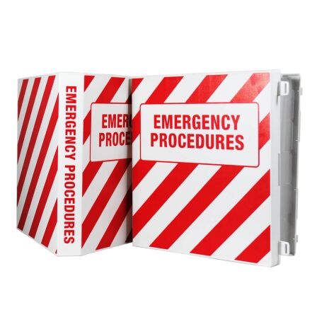 Emergency Procedures Binder with Metal Rings, Made in the USA. Emergency Procedures Binder with Metal Rings, Made in the USA. - Image 4