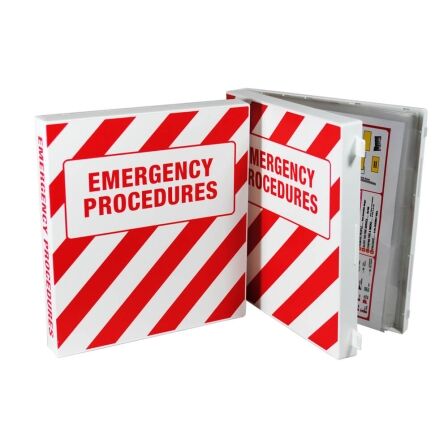 Emergency Procedures Binder with Metal Rings, Made in the USA. Emergency Procedures Binder with Metal Rings, Made in the USA. - Image 5