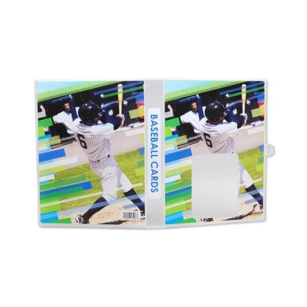 Baseball Themed Trading Card Holder - Complete with 20 Pages – Mini Binder Baseball Themed Trading Card Holder - Complete with 20 Pages – Mini Binder - Image 4