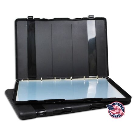 11x17 Binder includes Ten - 11x17 inch Page Protectors, Case Enclosed, Made In The USA. 11x17-binder presentation-binder portfolio-binder made in the usa