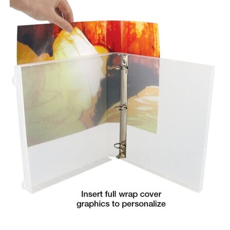 1.5 Inch Clear View 3-Ring Binder - Metal Rings - 3 Pack of Binders - Made in USA. 1.5 inch 3 ring binder