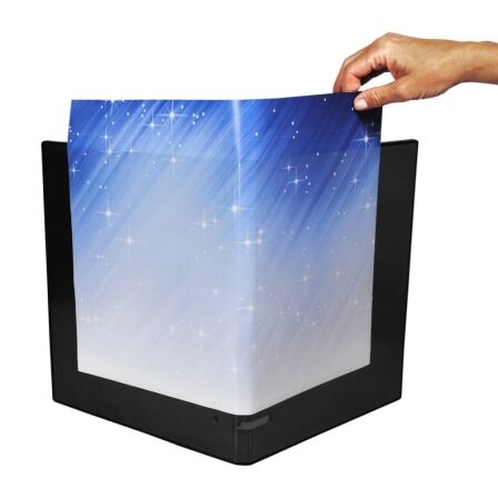 0.5 Inch Clear View 3-Ring Binder - Case Enclosed - 3 Pack - Made in USA. 1/2 inch binder