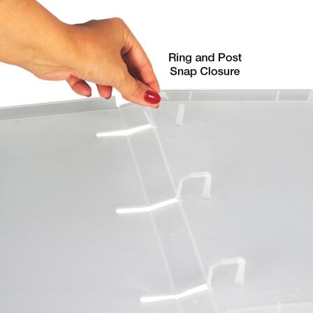 1 Inch Clear View 3-Ring Binder - Case Enclosed - 3 Pack - Made in USA. 1 Inch Clear View 3-Ring Binder - Case Enclosed - 3 Pack - Made in USA. - Image 10