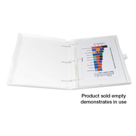 1 Inch Clear View 3-Ring Binder - Case Enclosed - 3 Pack - Made in USA. 1 Inch Clear View 3-Ring Binder - Case Enclosed - 3 Pack - Made in USA. - Image 15