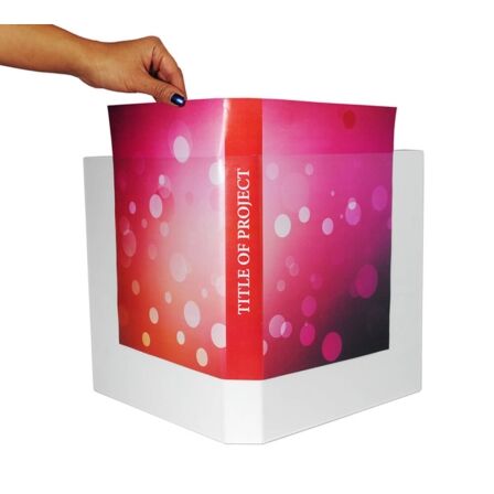 1.5 Inch Clear View 3-Ring Binder - Case Enclosed - 3 Pack - Made in USA. 1.5 Inch 3-ring binder