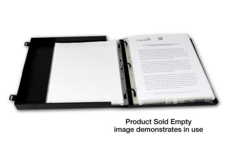 1.5 Inch Clear View 3-Ring Binder - Case Enclosed - 3 Pack - Made in USA. UniKeep® Clear View Binders 1.5", 3 Ring, 3 Pack