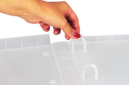 1.5 Inch Clear View 3-Ring Binder - Case Enclosed - 3 Pack - Made in USA. UniKeep® Clear View Binders 1.5", 3 Ring, 3 Pack