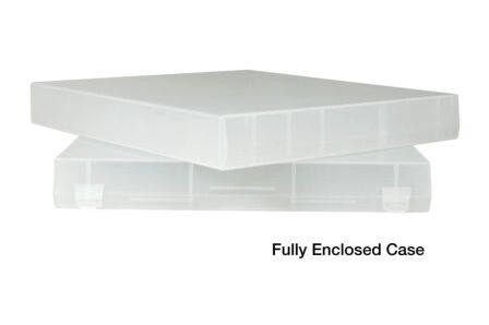 1.5 Inch Clear View 3-Ring Binder - Case Enclosed - 3 Pack - Made in USA. UniKeep® Clear View Binders 1.5", 3 Ring, 3 Pack