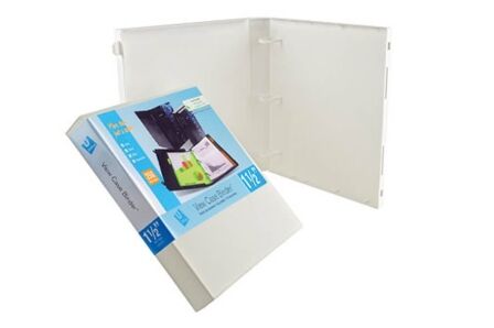 1.5 Inch Clear View 3-Ring Binder - Case Enclosed - 3 Pack - Made in USA. 1.5 inch 3 Ring Case View Binder with Overlay - Pack of 3 Binders