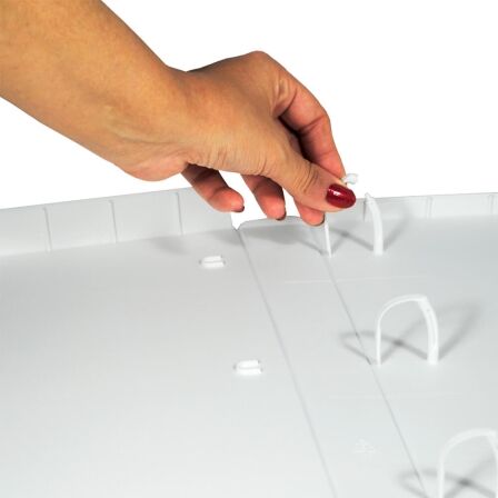 Binder With Clipboard - Fully Enclosed – Pack of 3 Binders, Made in the USA. 3 ring binder with clipboard