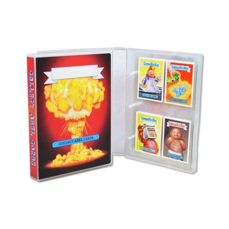 Garbage Pail Kids Themed Trading Card Storage Kit - Adam Bomb, Mini Binder garbage pail kids binder