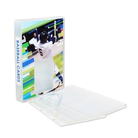 Baseball Card Holder – Holds up to 200 Cards Complete with 25 Pages – Mini Binder Baseball Card Holder – Holds up to 200 Cards Complete with 25 Pages – Mini Binder - Image 9