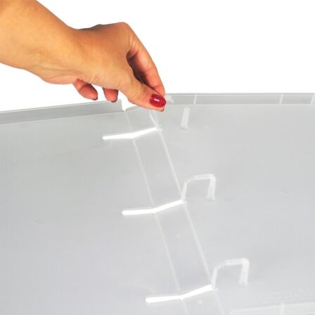 3-Ring Binder Case With 1.0 Inch Spine - Without Clear Overlay - Made in the USA UniKeep® Clear View Binders 1" inch, 3 Ring, 3 Pack