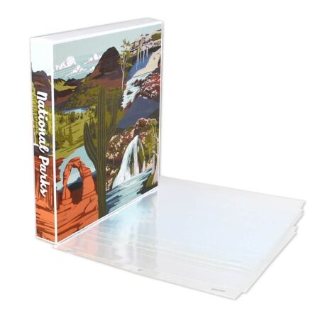 National Parks Map Binder Storage Kit - Includes 20 Pages - Holds 40 Park Brochures National Parks Map Binder Storage Kit - Includes 20 Pages - Holds 40 Park Brochures - Image 4