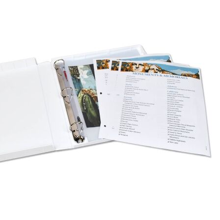 National Parks Map Binder Storage Kit - Includes 20 Pages - Holds 40 Park Brochures National Parks Map Binder Storage Kit - Includes 20 Pages - Holds 40 Park Brochures - Image 20