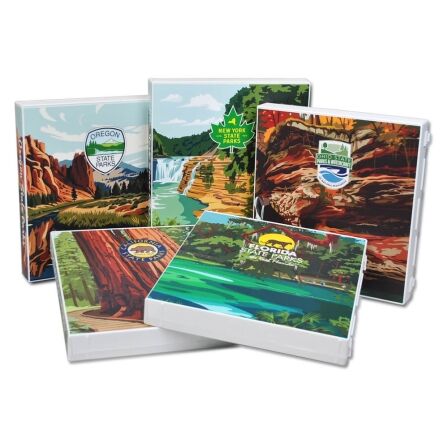State Park Brochure and Map Storage Kits - Includes 20 Pages Holds 40 Brochures A collection of state park map binders and brochure holders