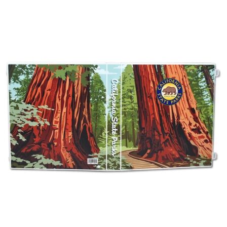 State Park Brochure and Map Storage Kits - Includes 20 Pages Holds 40 Brochures California state-parks-map-binder-brochure-holder