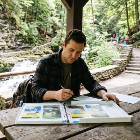State Park Brochure and Map Storage Kits - Includes 20 Pages Holds 40 Brochures State Park Brochure and Map Storage Kits - Includes 20 Pages Holds 40 Brochures - Image 3