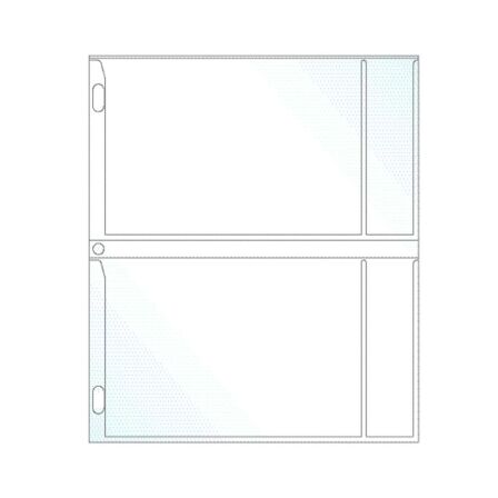 5x7 photo sleeves for 3 ring binder,<br> Holds 5x7 inch Photos - Pack of 50 5x7 photo sleeves for 3 ring binder