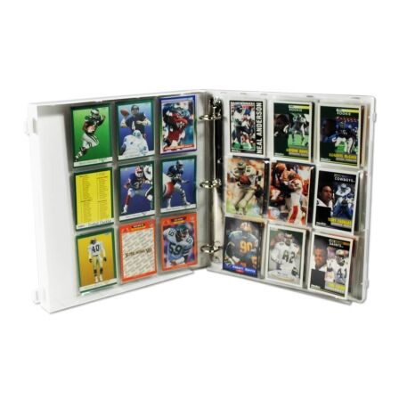 XL Capacity Football Card Storage Kit - Includes 20 Card Pages and Metal Binder Rings XL Capacity Football Card Storage Kit - Includes 20 Card Pages and Metal Binder Rings - Image 3
