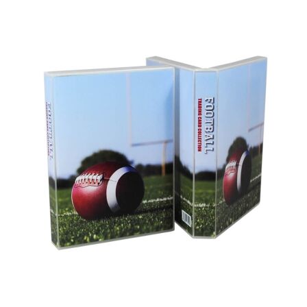 Football Card Binder with sleeves- Holds up to 200 Cards - Complete with 25 Pages - Mini Binder Football Card Binder with sleeves- Holds up to 200 Cards - Complete with 25 Pages - Mini Binder - Image 4