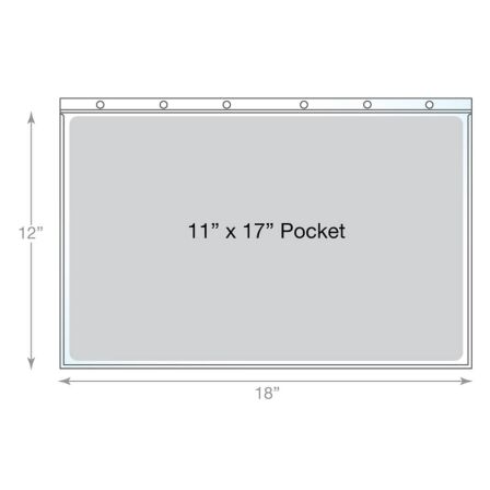 Tabloid 11x17 Sheet Protectors - Side Loading - Pack of 25 11×17 Sheet Protector, heavy duty tabloid