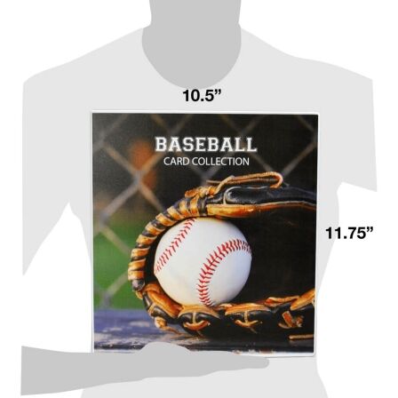 Baseball Card Binder<br>- Holds 180 Cards<br>- Complete With 10 Pages Baseball Card Binder