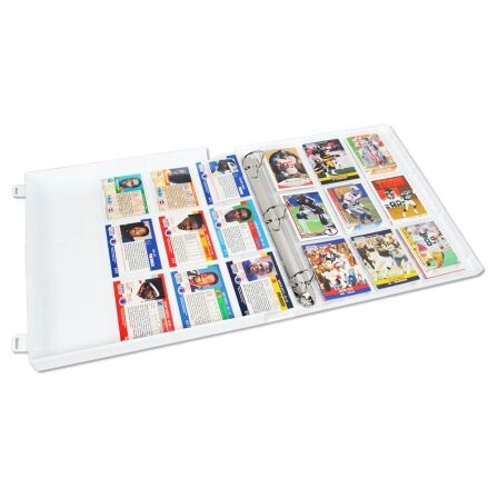 XL Capacity Football Card Storage Kit - Includes 20 Card Pages and Metal Binder Rings XL Capacity Football Card Storage Kit - Includes 20 Card Pages and Metal Binder Rings - Image 13