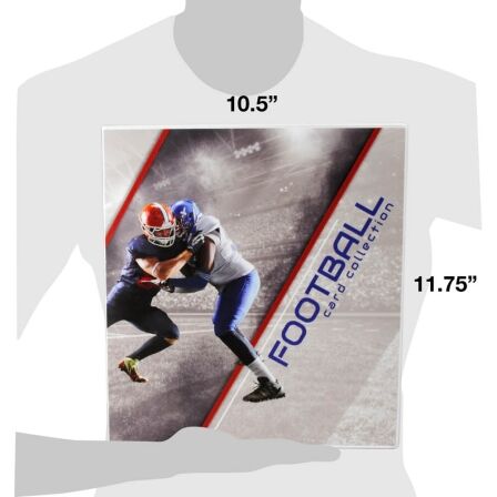 XL Capacity Football Card Storage Kit - Includes 20 Card Pages and Metal Binder Rings XL Capacity Football Card Storage Kit - Includes 20 Card Pages and Metal Binder Rings - Image 20