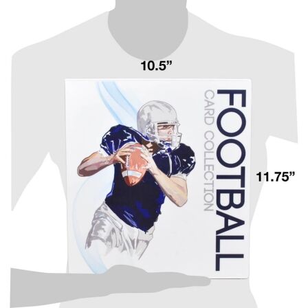 XL Capacity Football Card Storage Kit - Includes 20 Card Pages and Metal Binder Rings XL Capacity Football Card Storage Kit - Includes 20 Card Pages and Metal Binder Rings - Image 11