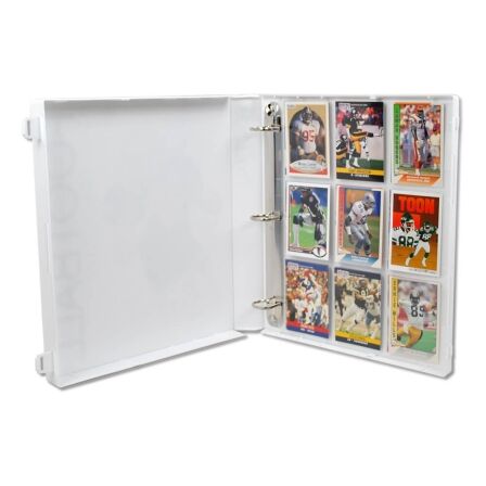XL Capacity Football Card Storage Kit - Includes 20 Card Pages and Metal Binder Rings XL Capacity Football Card Storage Kit - Includes 20 Card Pages and Metal Binder Rings - Image 17