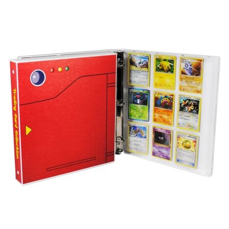 Pokedex Binder Card Storage Kit - Includes 20 Card Pages and Metal Binder Rings Pokedex Binder